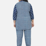 Indigo Dabu High-Low Joggers
