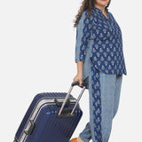 Indigo Dabu High-Low Joggers