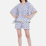 Bagru Kaftan Short Set