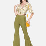 Bagru Olive Co-ord Set