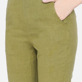 Bagru Olive Co-ord Set